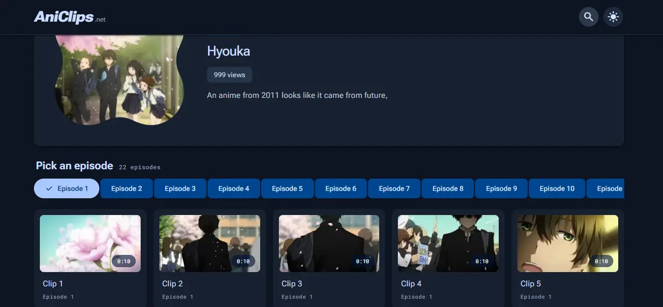 aniclips.net anime library